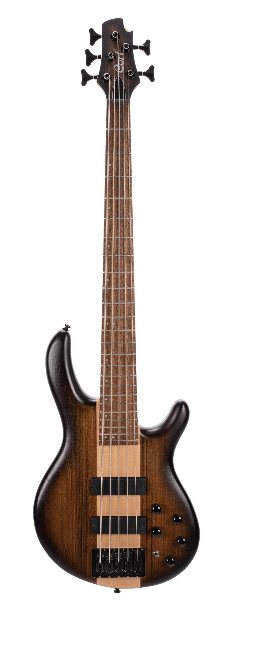 Бас-гитара 5-струнная, коричневая Cort C5-Plus-OVMH-ABB Artisan Series ...