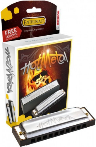 Hohner Hot Metal C (M57201X) Губная гармоника с уроками