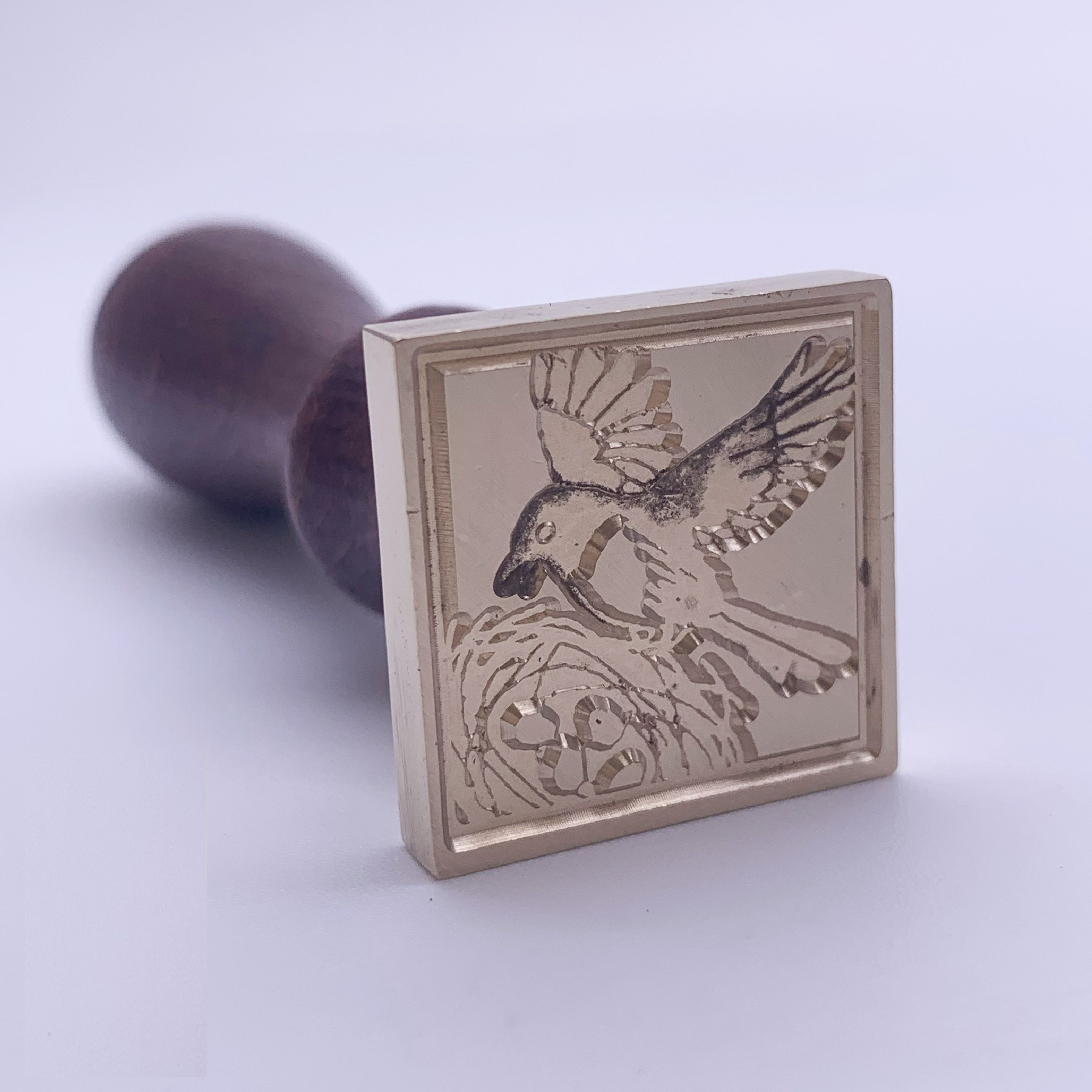 Сургучная печать квадратная 2.5х2.5 см, Кукушка — купить в интернет ...
