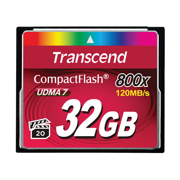 Карта памяти transcend compact flash 128 гб