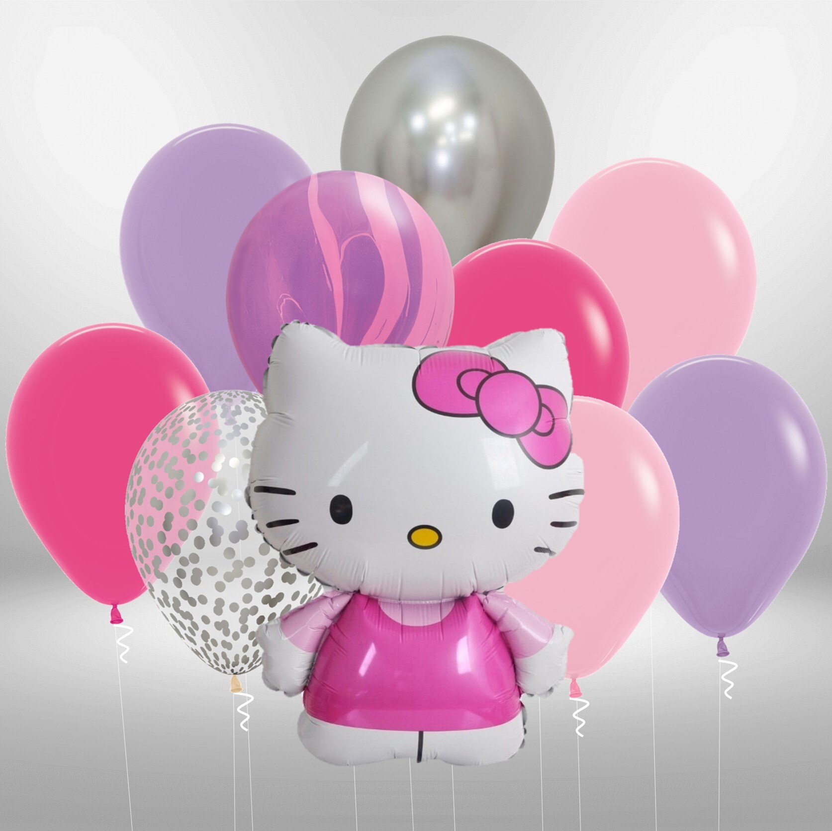 шарик hello. шарик hello. композиции из шаров хелло китти. шары с hello китти. шарик hello.