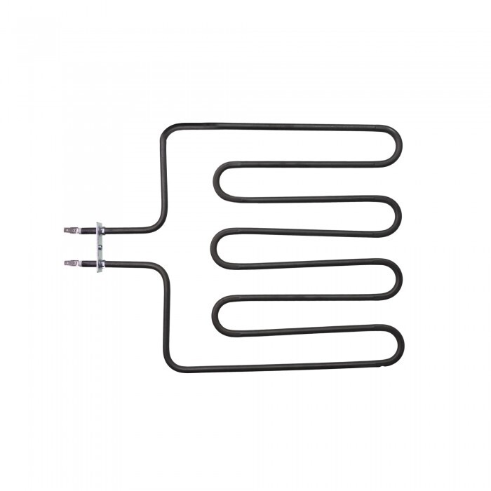 ТЭН для саун и печей 2000W, L375х295мм, прямой, клеммы под разъем, 230V (213313)