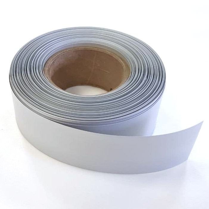 Термоусадочная трубка / флористический рукав 32/16мм, Серебро (3м ...