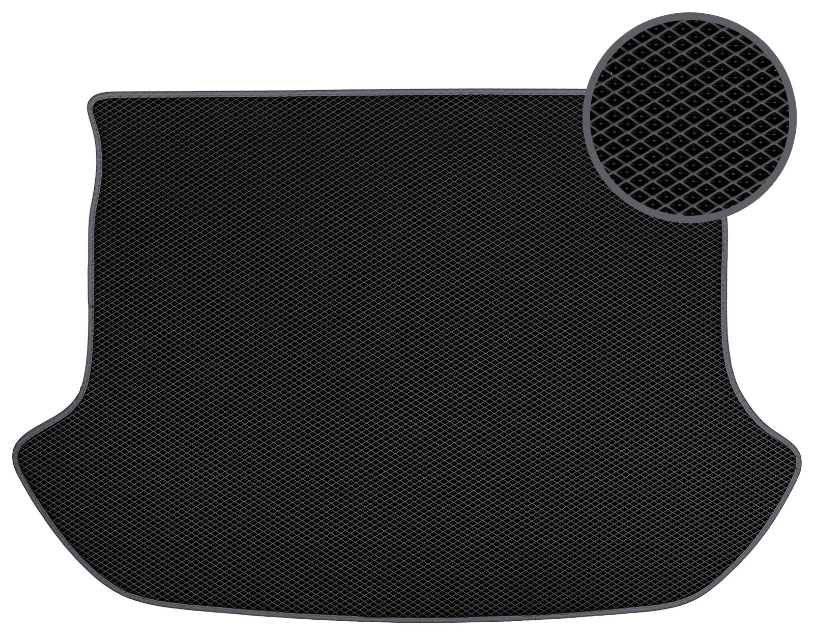 Автомобильный коврик EVA для Kia Sportage III 2010 - 2015 (багажник .