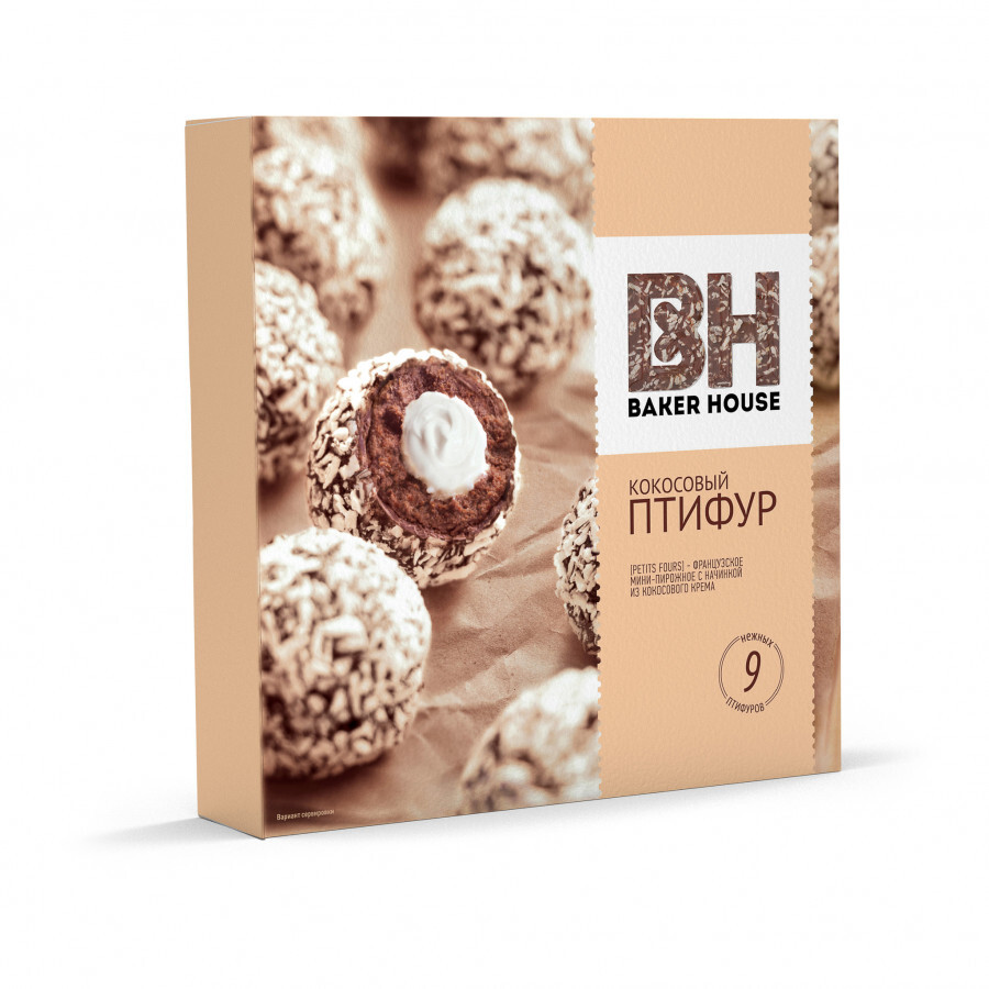 Пирожные "Baker House" "Птифур" кокосовый 225 гр. — купить в интернет ...