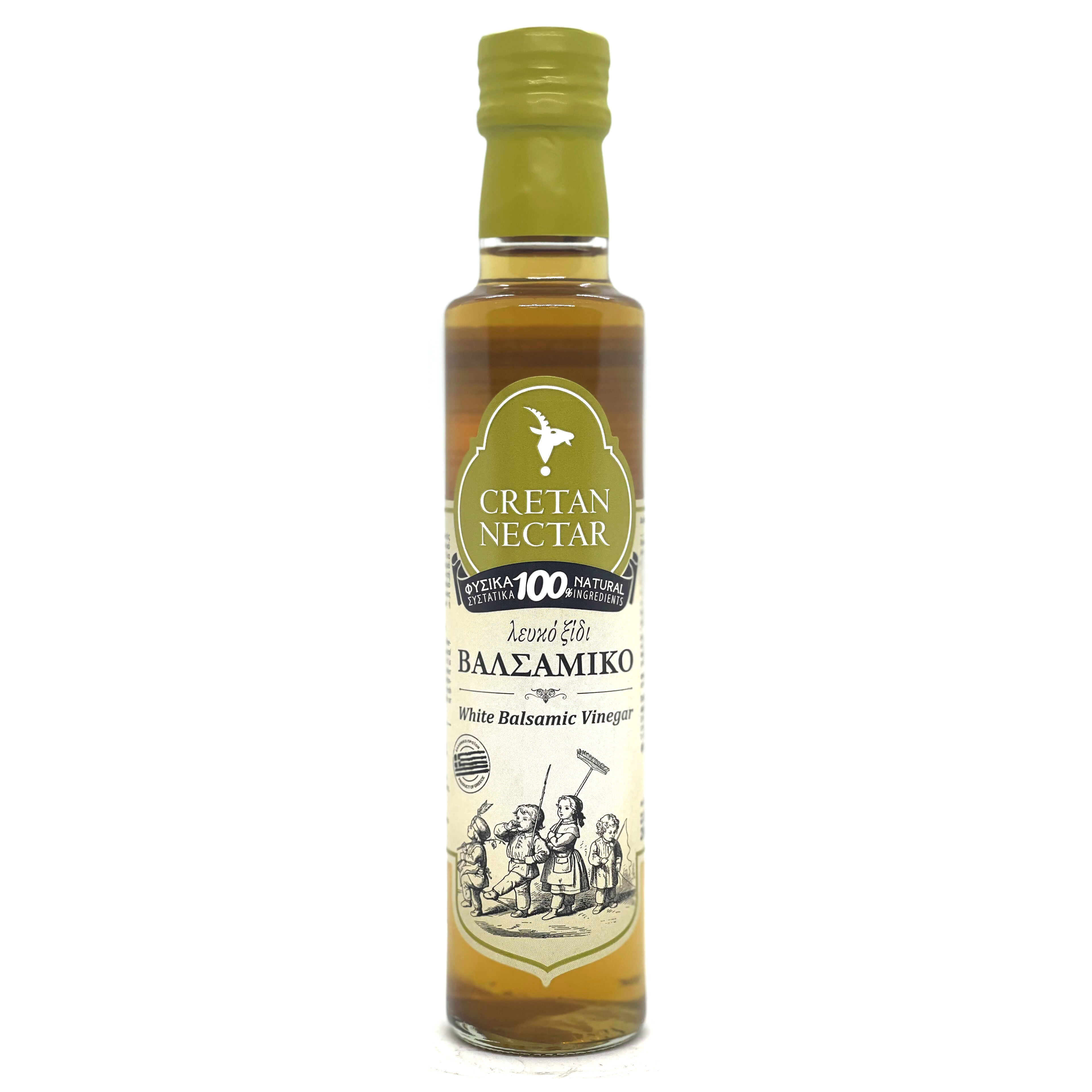 Cretan Nectar бальзамический уксус белый 6% с о.Крит, 250мл, стекло ...