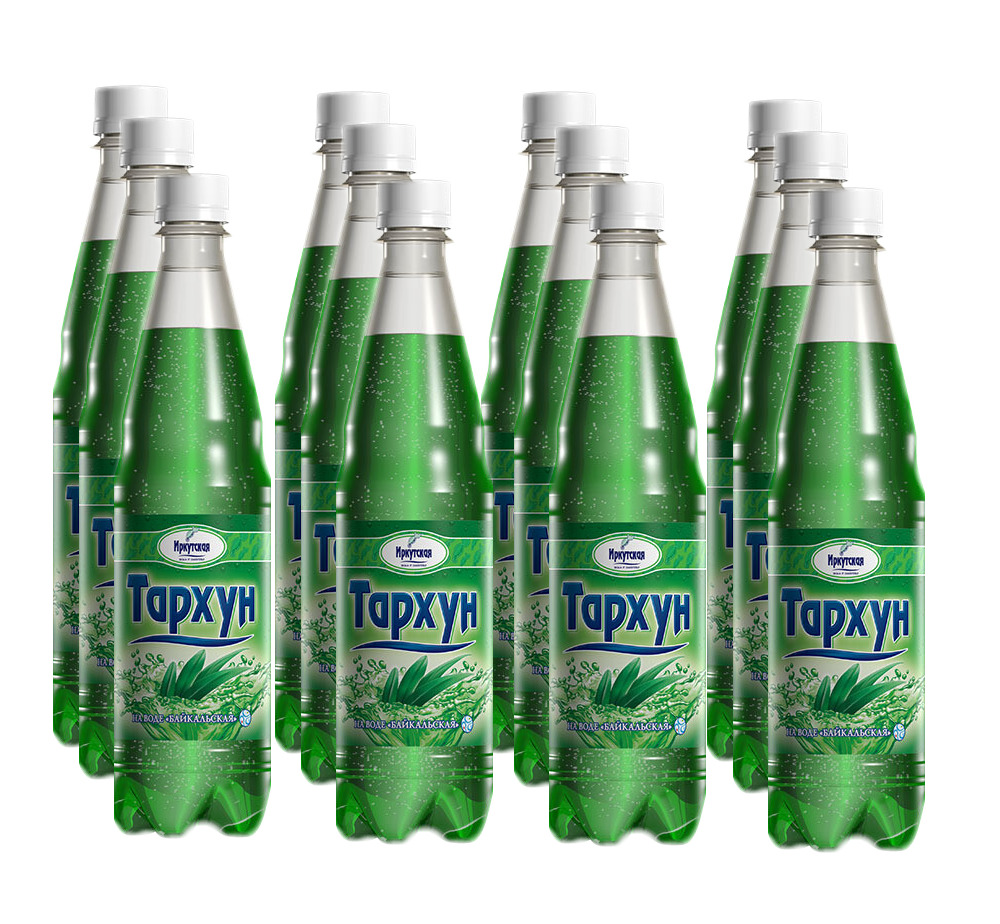 Сильногазированный напиток Тархун, ПЭТ, 12 шт. по 0,6 л — купить в ...