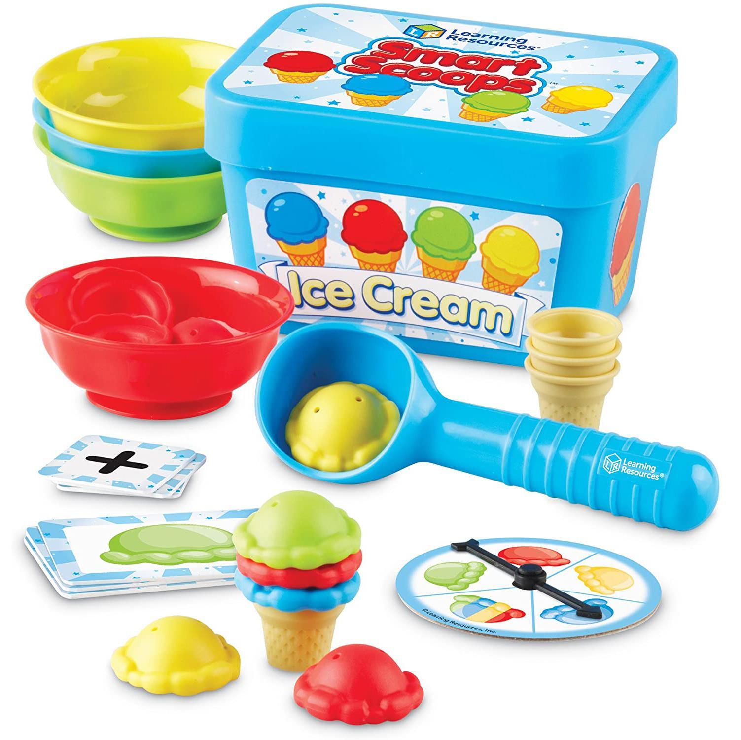 Learning Resources Развивающая игрушка "Собери мороженое", 55 элементов ...