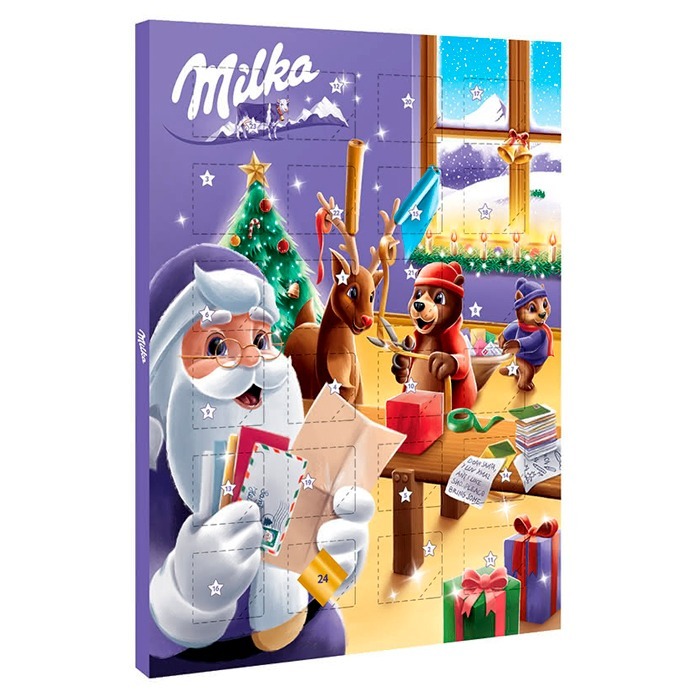 Milka шоколад Advent calendar 90гр — купить в интернетмагазине OZON с
