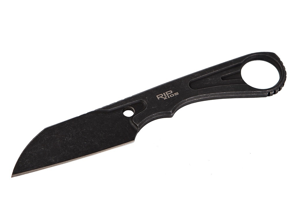 Нож туристический SPECIAL KNIVES RIP Blackwash, длина лезвия 7.4 см - купит...