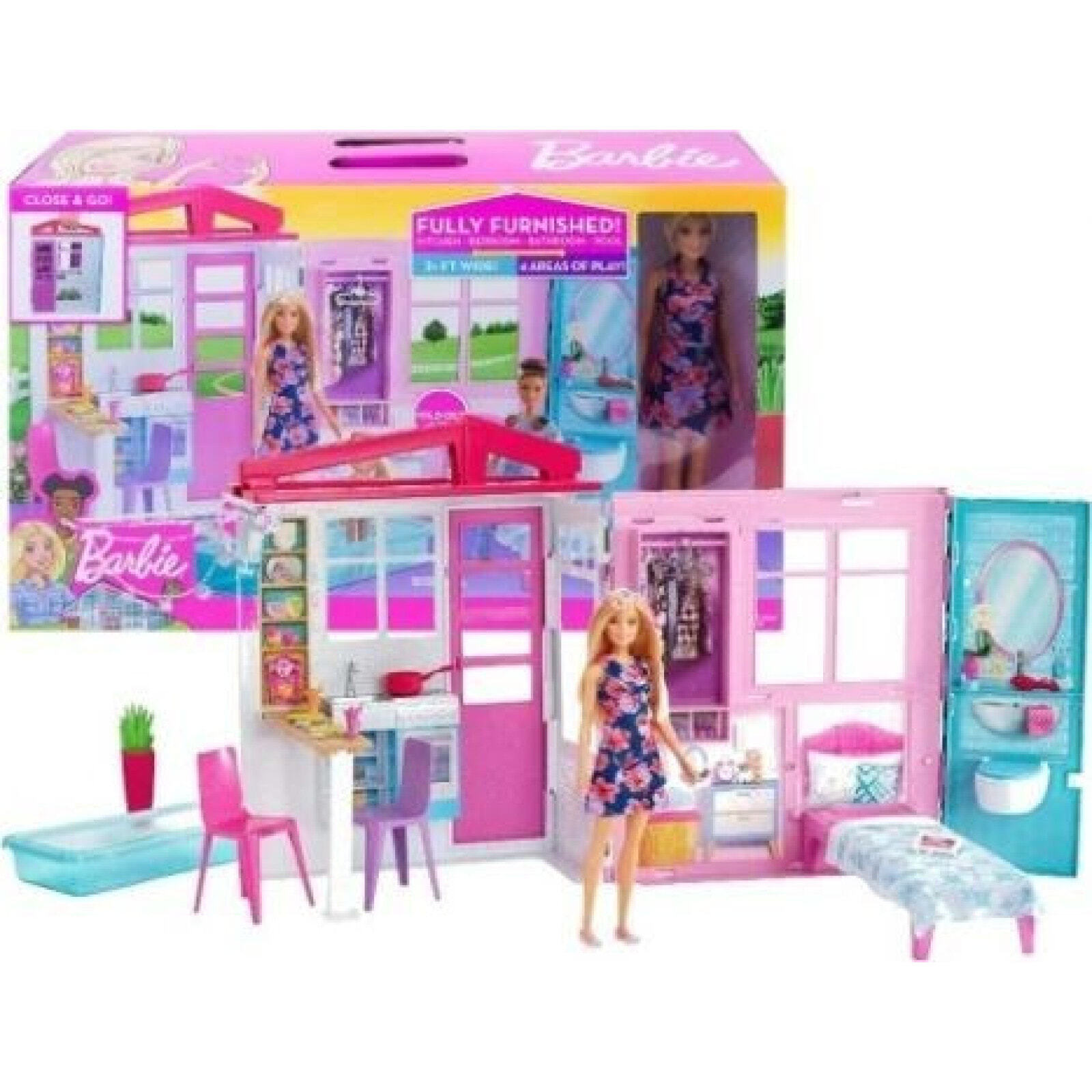 Barbie кукольный домик fxg55 уценка