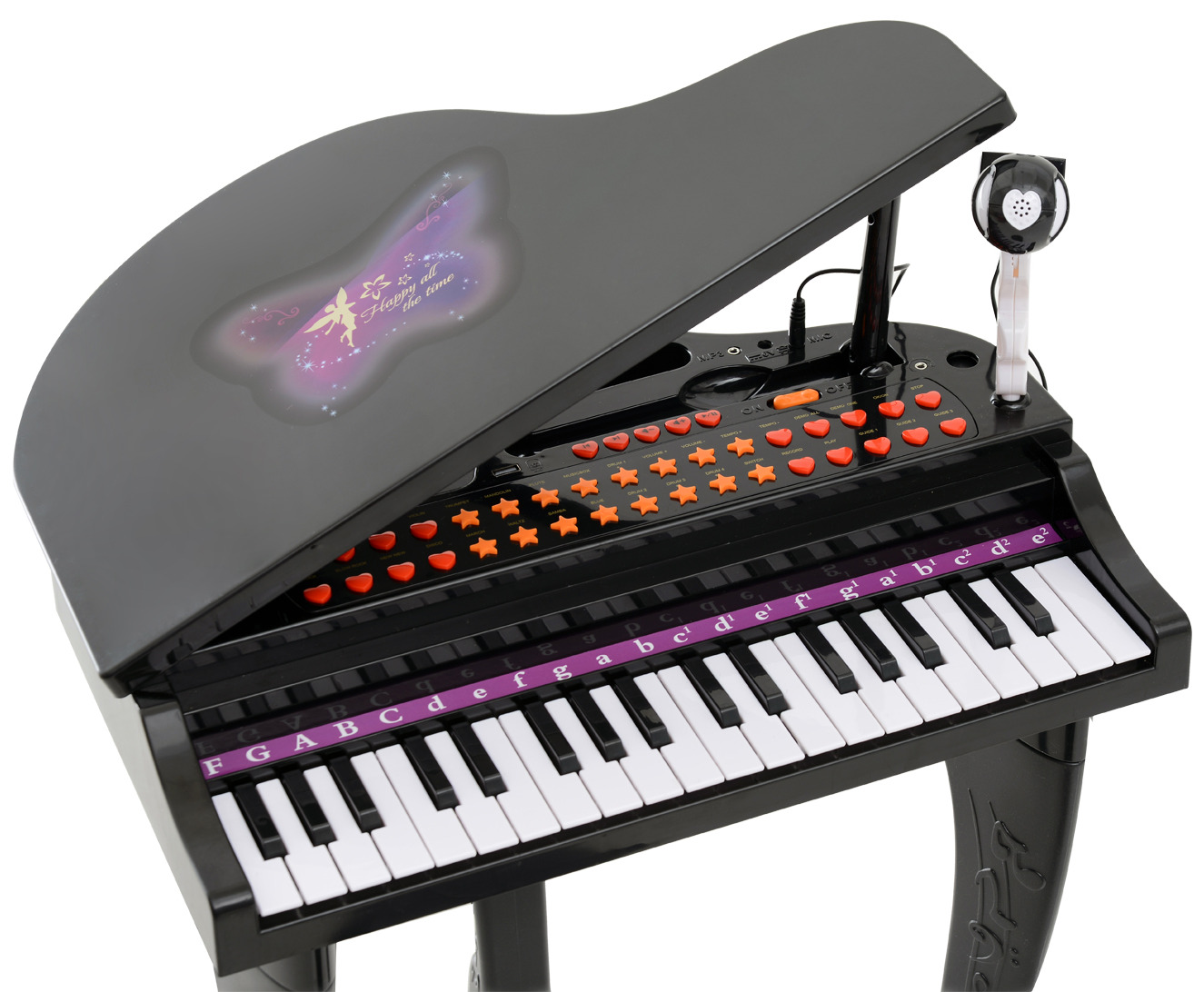 37/32 Key Kids Electronic Keyboard Mini Grand Piano Stool Microphone Musical Toy