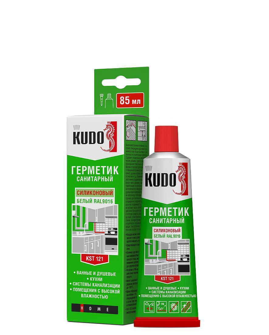 Герметик KUDO, Для сантехники 85 мл, белый - купить по низким ценам в ...