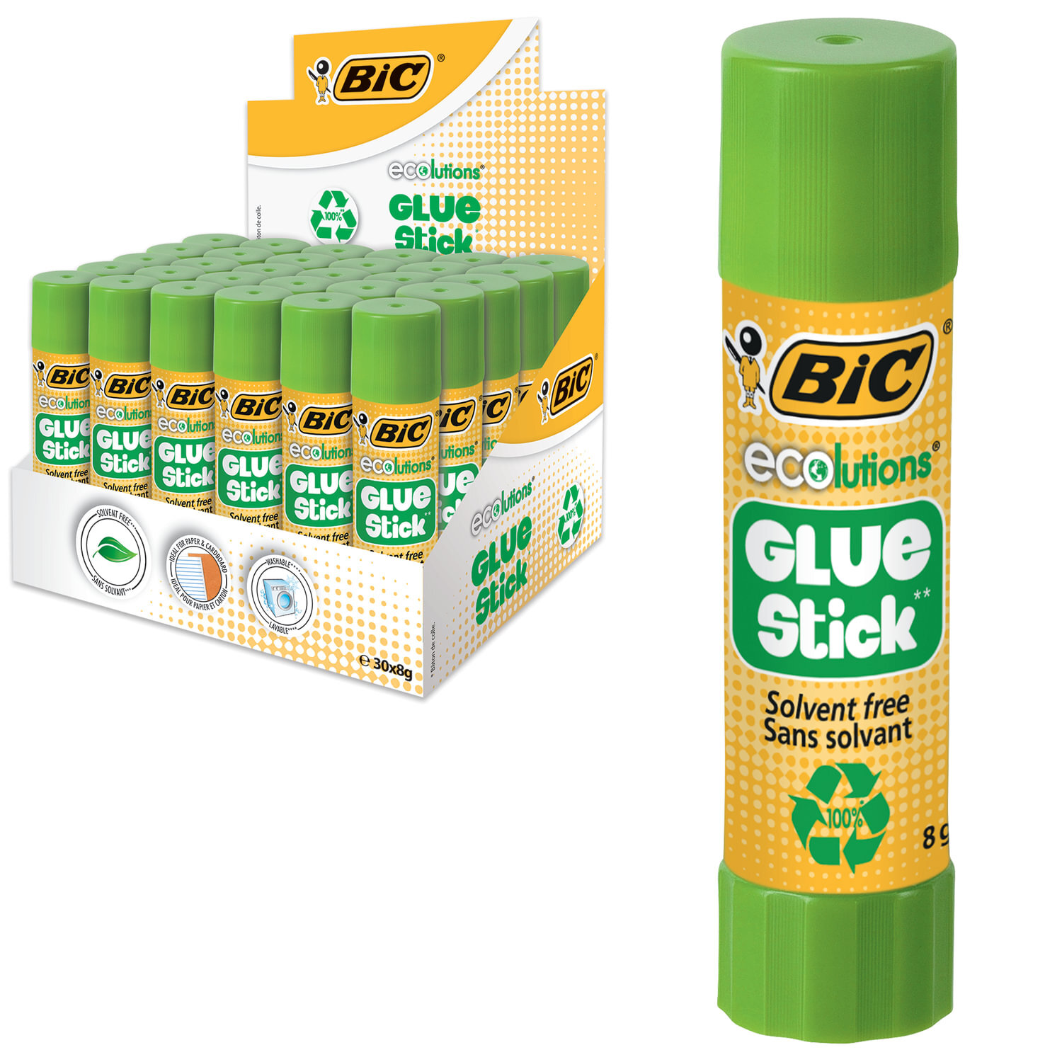 Bic Клей-карандаш 4 шт.