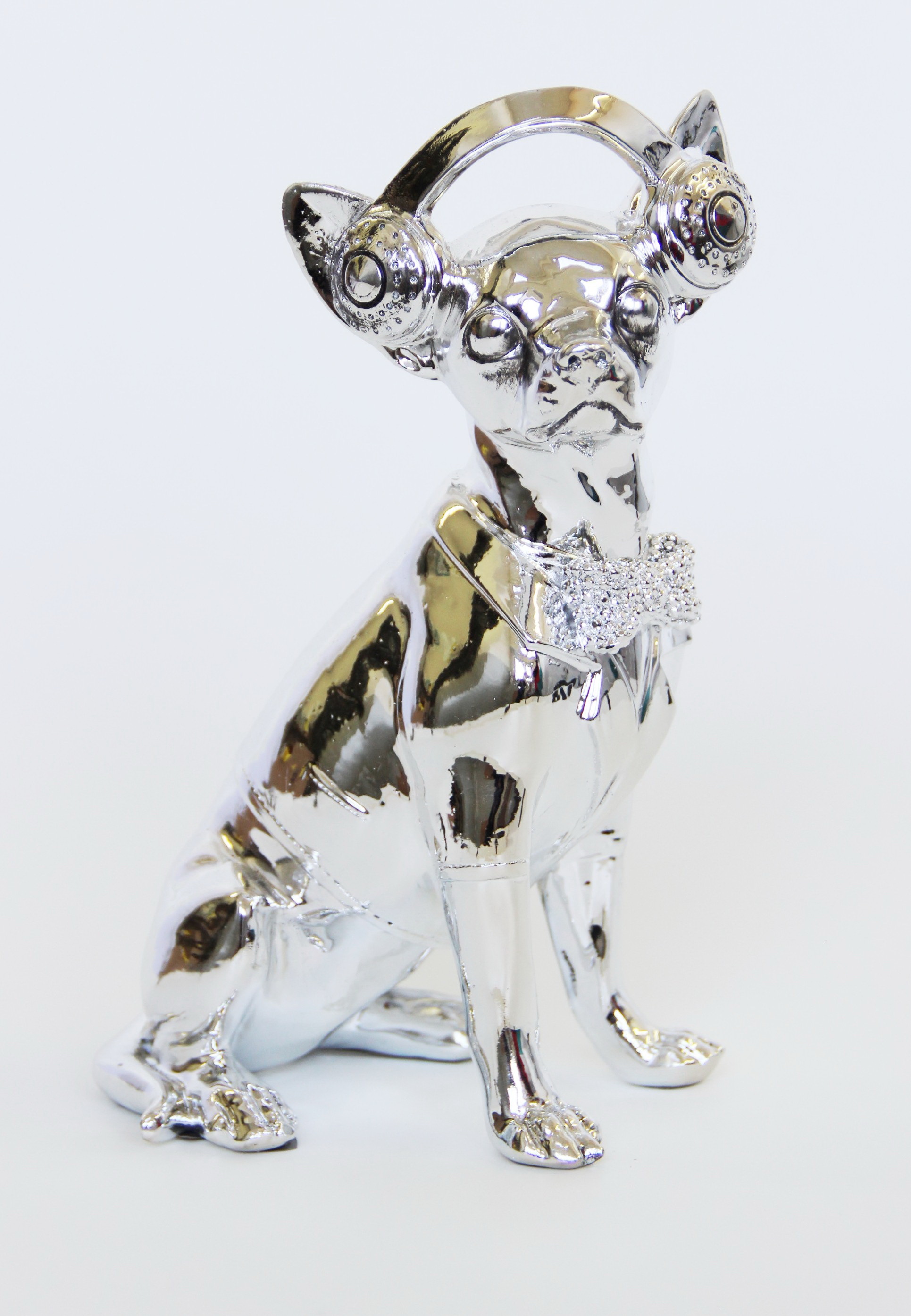 Серебряная собачка. Картина с кристаллами Сваровски собака. Серебряная статуэтка кошка. Стол с фигуркой собакой. 18 сувениров