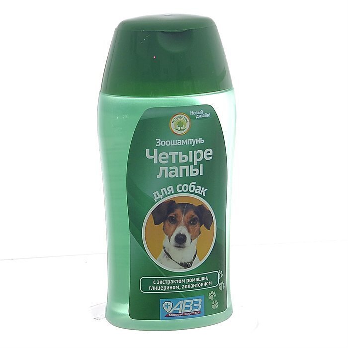 Купите шампунь Четыре лапы для счастливого питомца