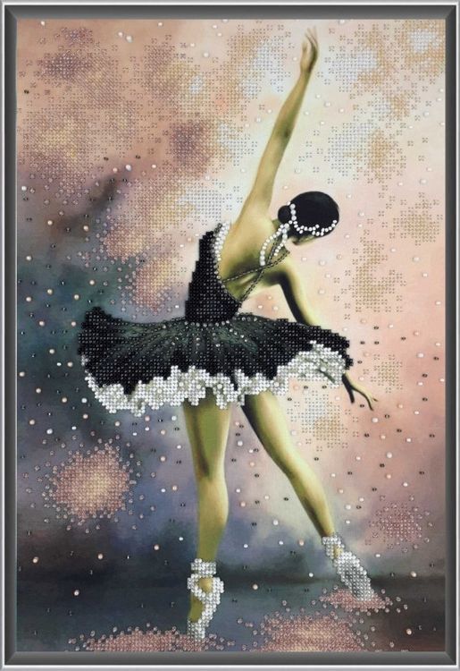 НабордлявышиваниябисеромRKLARKES"Балерина",38x26см