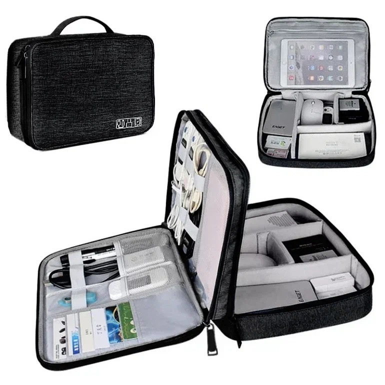 Характеристики Органайзер двухуровневый для хранения электроники ...