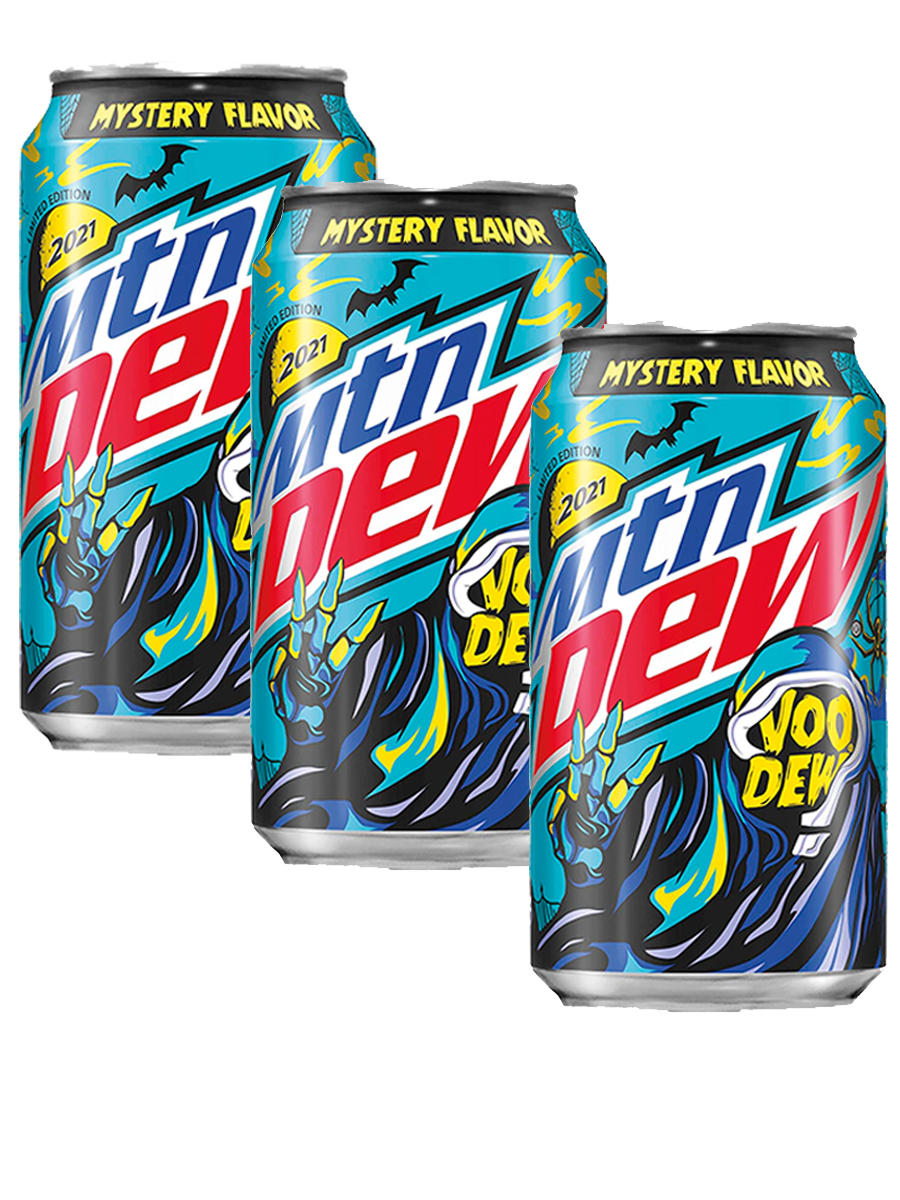 Газированный напиток Mountain Dew VooDew Mystery Flavor 3 шт по 355мл