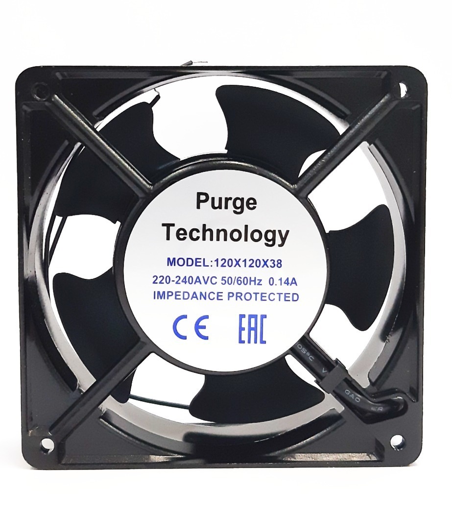 Вентилятор компьютерный , 120х120х38 мм,220 В, 3200 обр/мин., 23 Дба ...