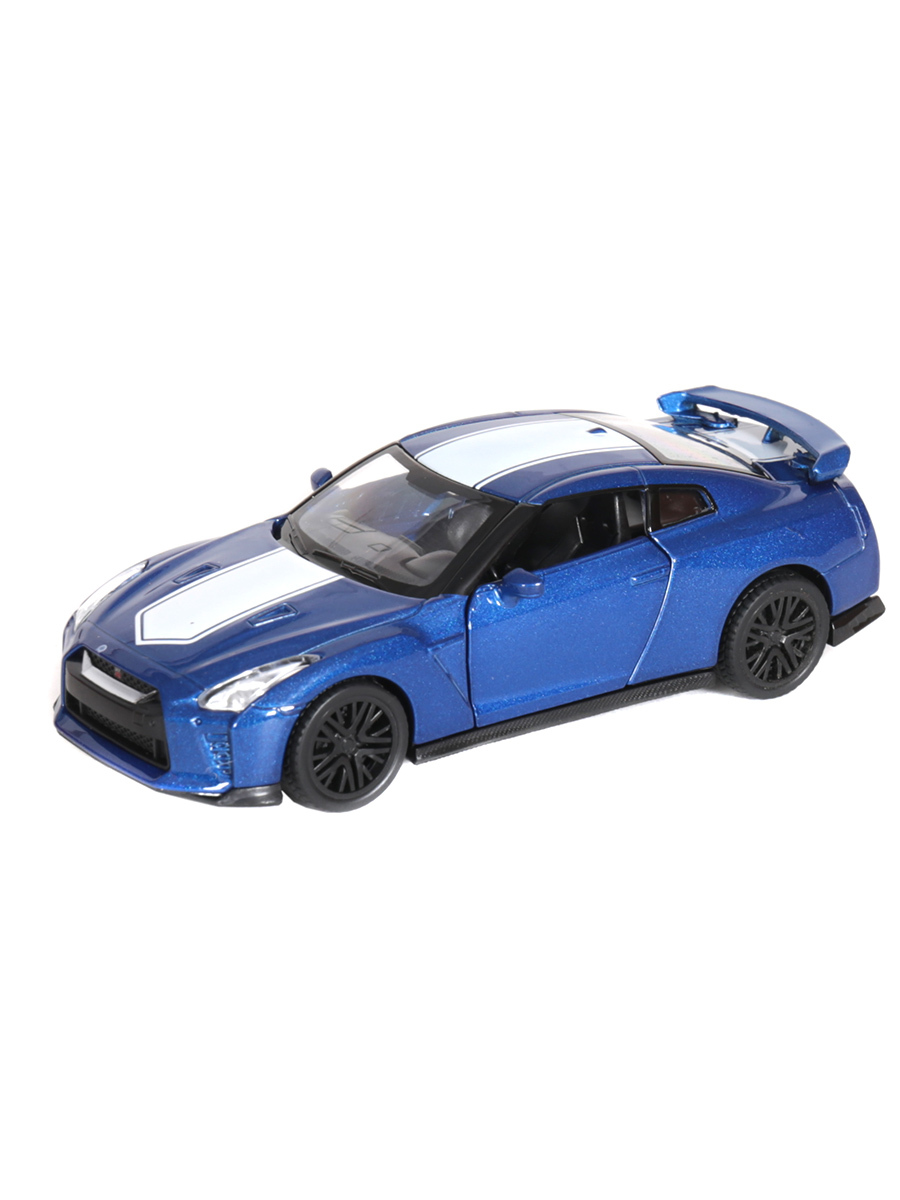 Модель машины 1:42 Nissan GT-R (R35) 2020 (11,5см) инерция Синий - купить с  доставкой по выгодным ценам в интернет-магазине OZON (476420481)