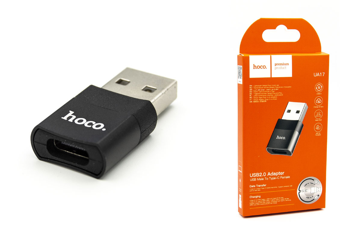 Usb адаптер hoco. Hoco ua17. Hoco ua17 Lightning. Переходник Hoco ua17. Hoco Type c переходник.