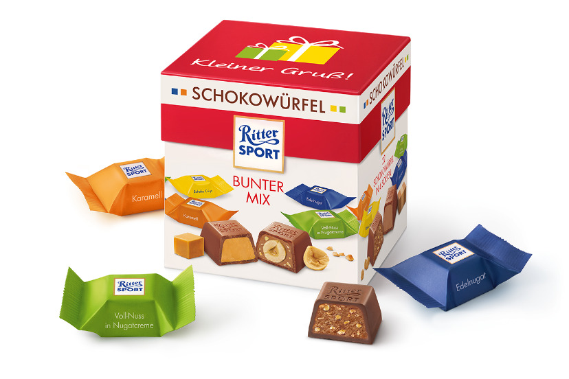 Набор мини-шоколадок Риттер Спорт Шоко Бокс Микс / Ritter Sport ...