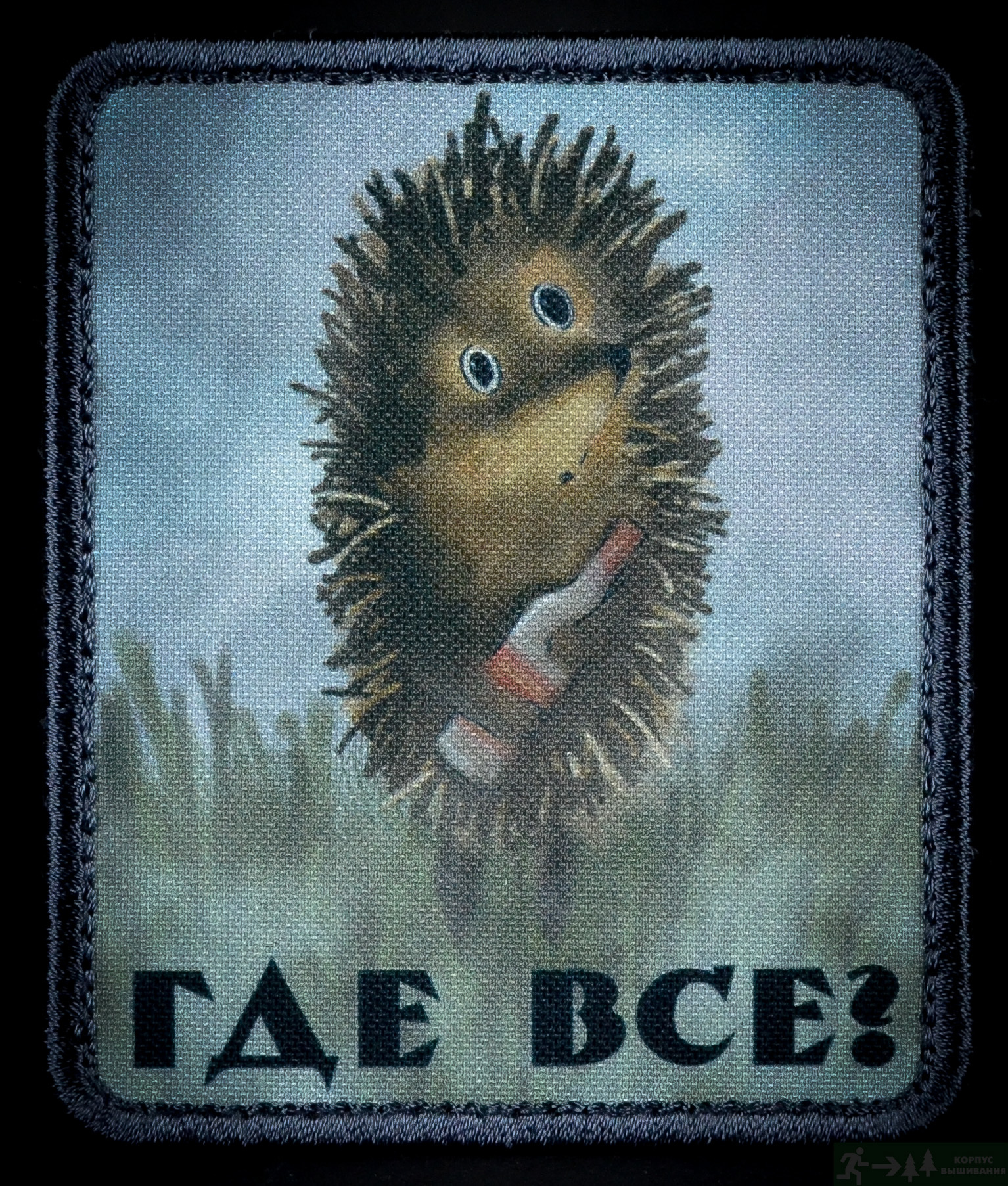 Где патч. Корпус вышивания.