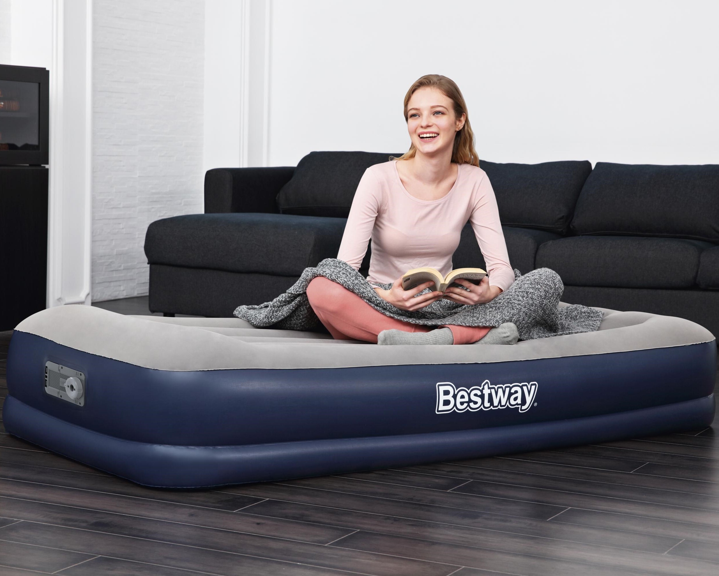 надувная кровать bestway tritech airbed