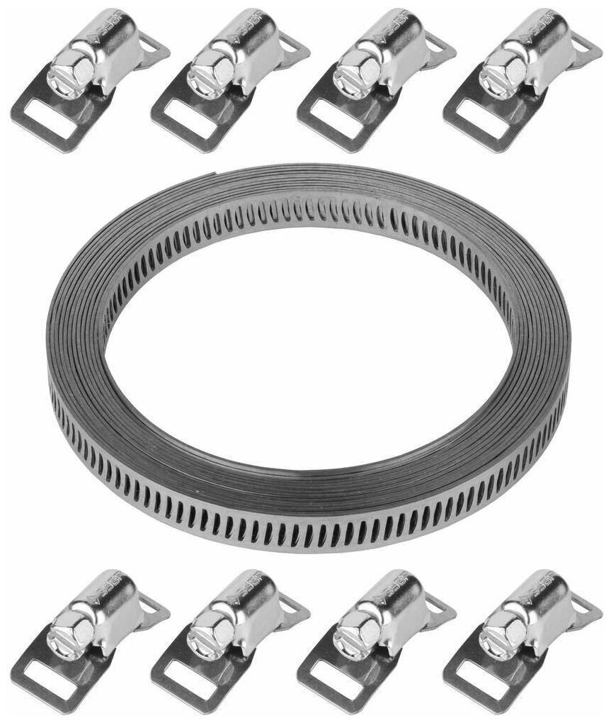 Набор хомутов ЗУБР - купить по выгодной цене в интернет-магазине OZON