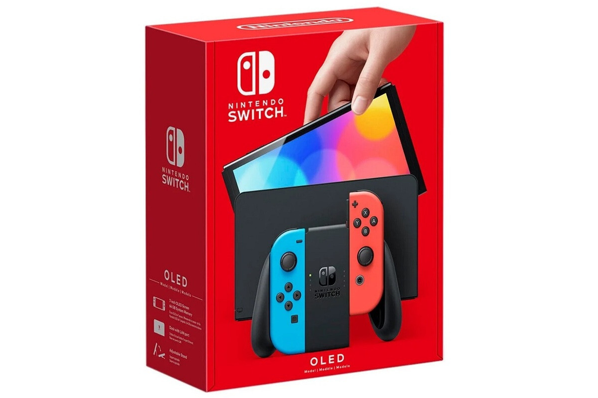 Игровая приставка Nintendo Switch OLED 64 Gb Neon