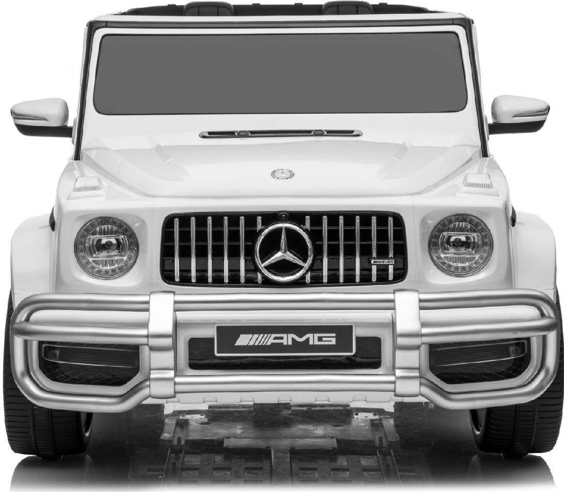 Двухместный Электромобиль Mercedes-Benz AMG G63 S307 4WD ПОЛНЫЙ ПРИВОД (Белый) (ЛИЦЕНЗИЯ)