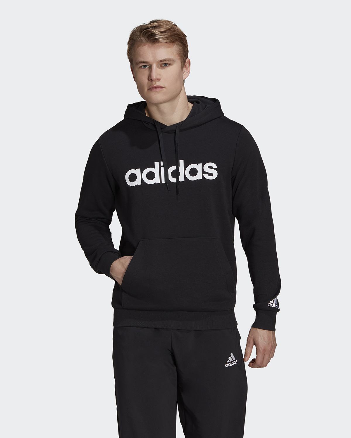 Adidas cheap linear hoodie