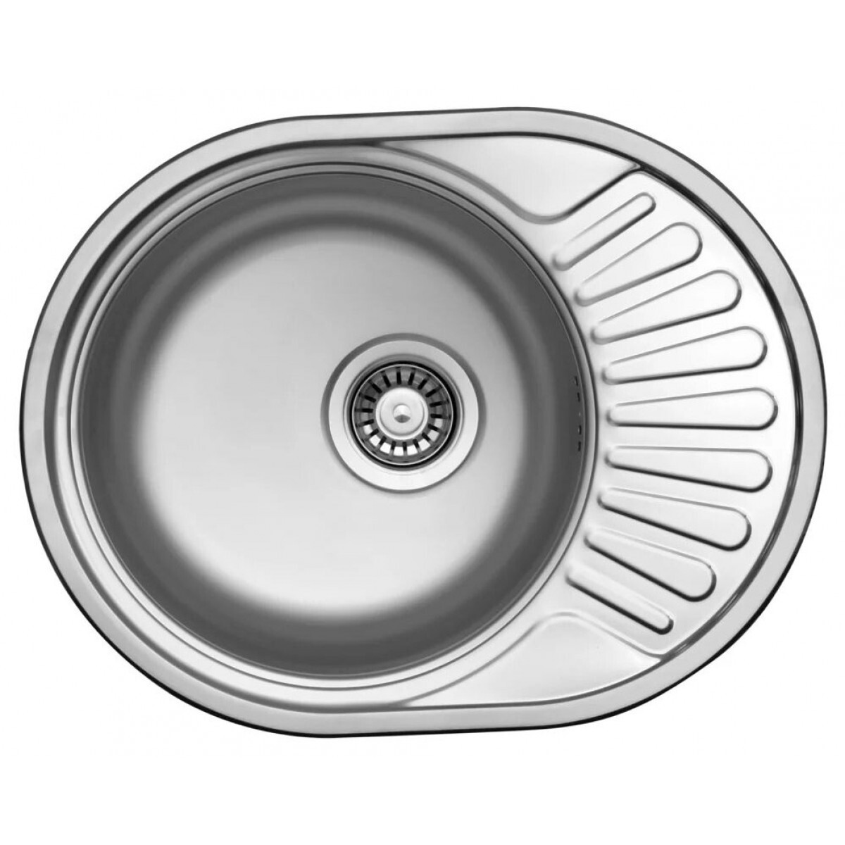 круглая белая мойка для кухни