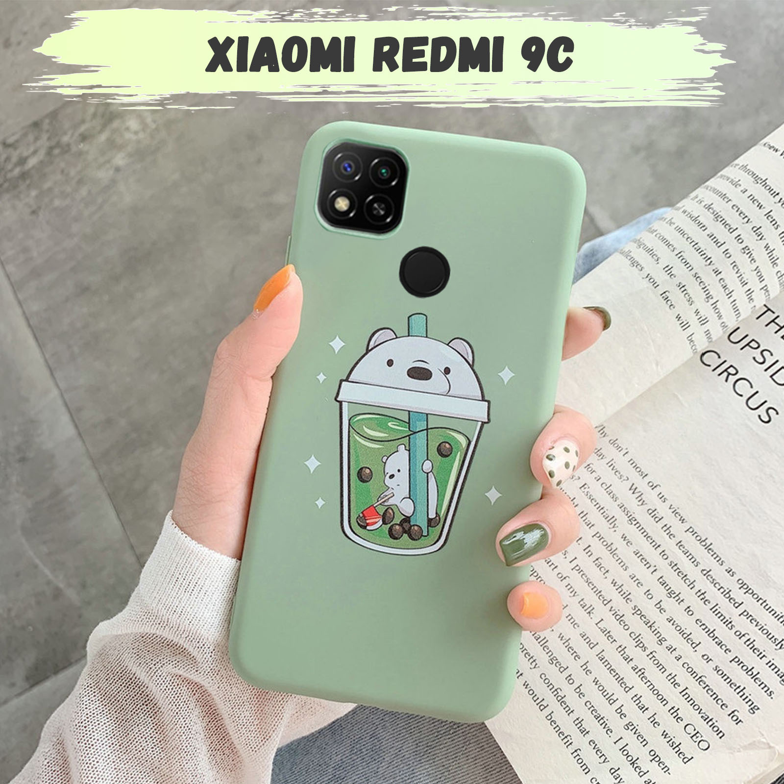 Защитный силиконовый чехол для Xiaomi Redmi 9C, чехол-накладка на Сяоми  Редми 9с (противоударный чехол на Ксяоми Редми 9 с матовый)