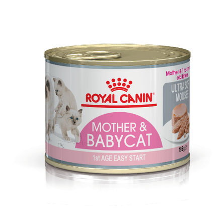 ВлажныйкормRoyalCaninMother&Babycat(BabycatInstinctivecanned)6шт.х195г(мусс)