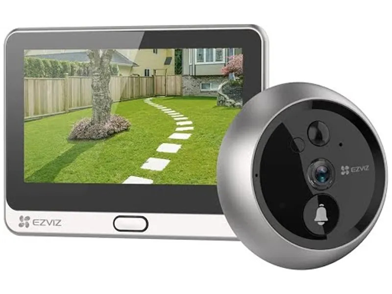 Ezviz cs dp2 3wpfbs. Видеоглазок ezviz dp 2 с. видеоглазок (комплект) ezviz cs-dp2c. умный глазок ezviz dp2c серебристый.