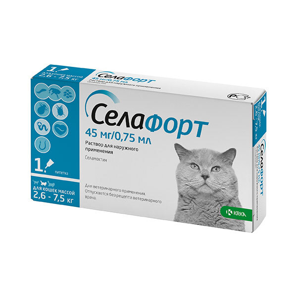Селафорт для Кошек – купить ветаптека на OZON