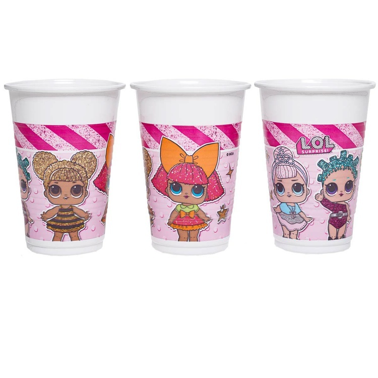 стаканчики "принцессы диснея". стакан лол 1502-4187. стаканчики с лол. стаканы лол. одноразовые стаканчики lol.