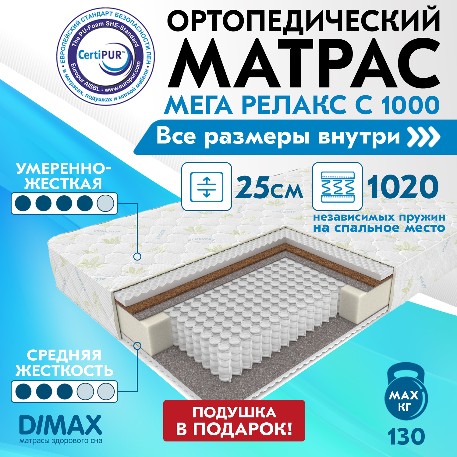 Матрас димакс ок релакс с1000