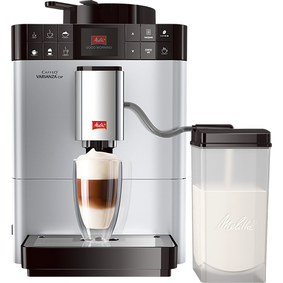 Melitta Автоматическая кофемашина Caffeo Varianza CSP F 570-101, серебристая, серебристый