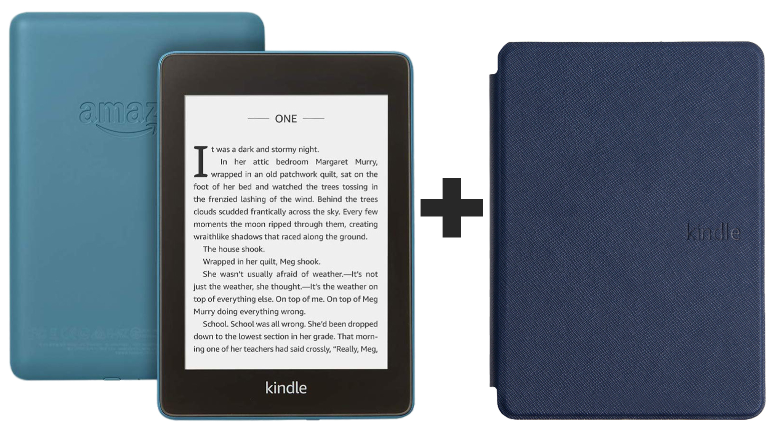 Электронная книга Электронная книга Amazon PaperWhite 2018 8Gb Special  Offer Twilight Blue + чехол-обложка ReaderONE, Монохромный - купить по  низким ценам в интернет-магазине OZON (641911625)