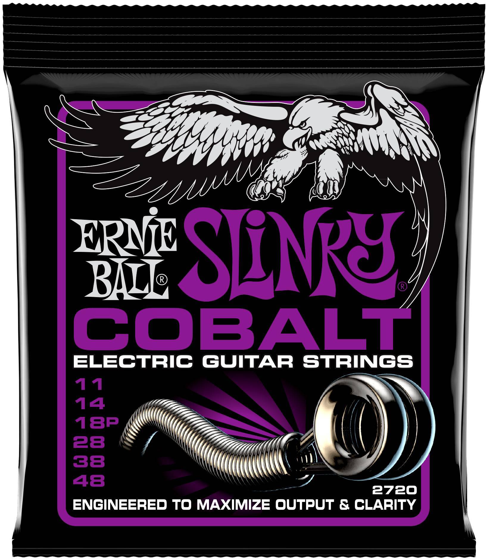 ERNIE BALL 2720 Cobalt Slinky Power 11-48 Струны для электрогитары