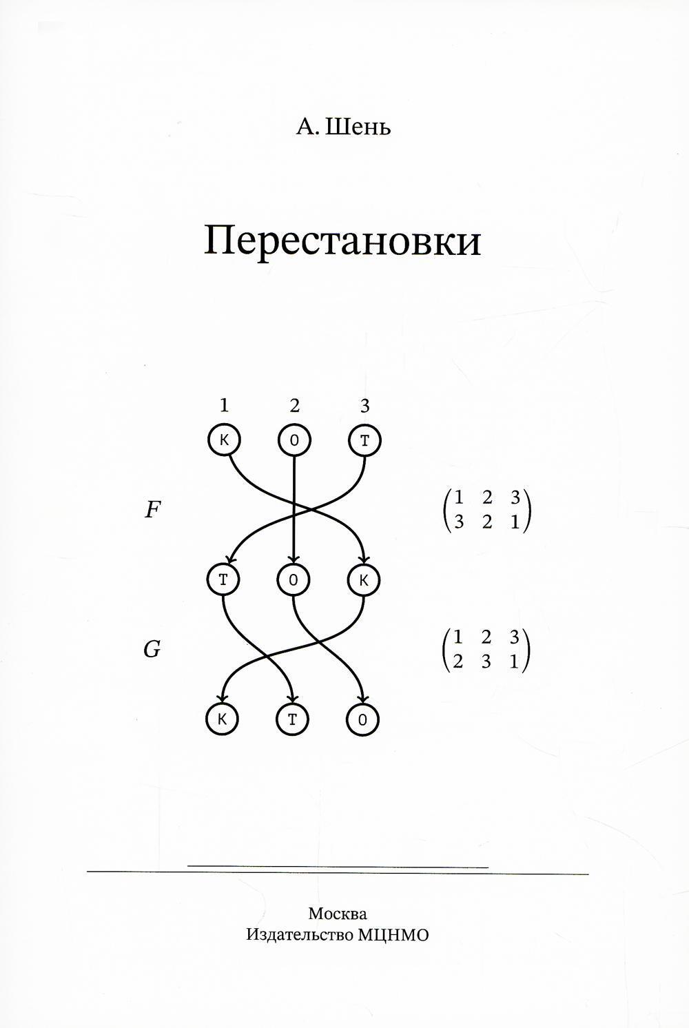Композиция перестановок. Город перестановок книга. программирование: теоремы и задачи» а. х. шеня. мцнмо каталог. подстановка математика.