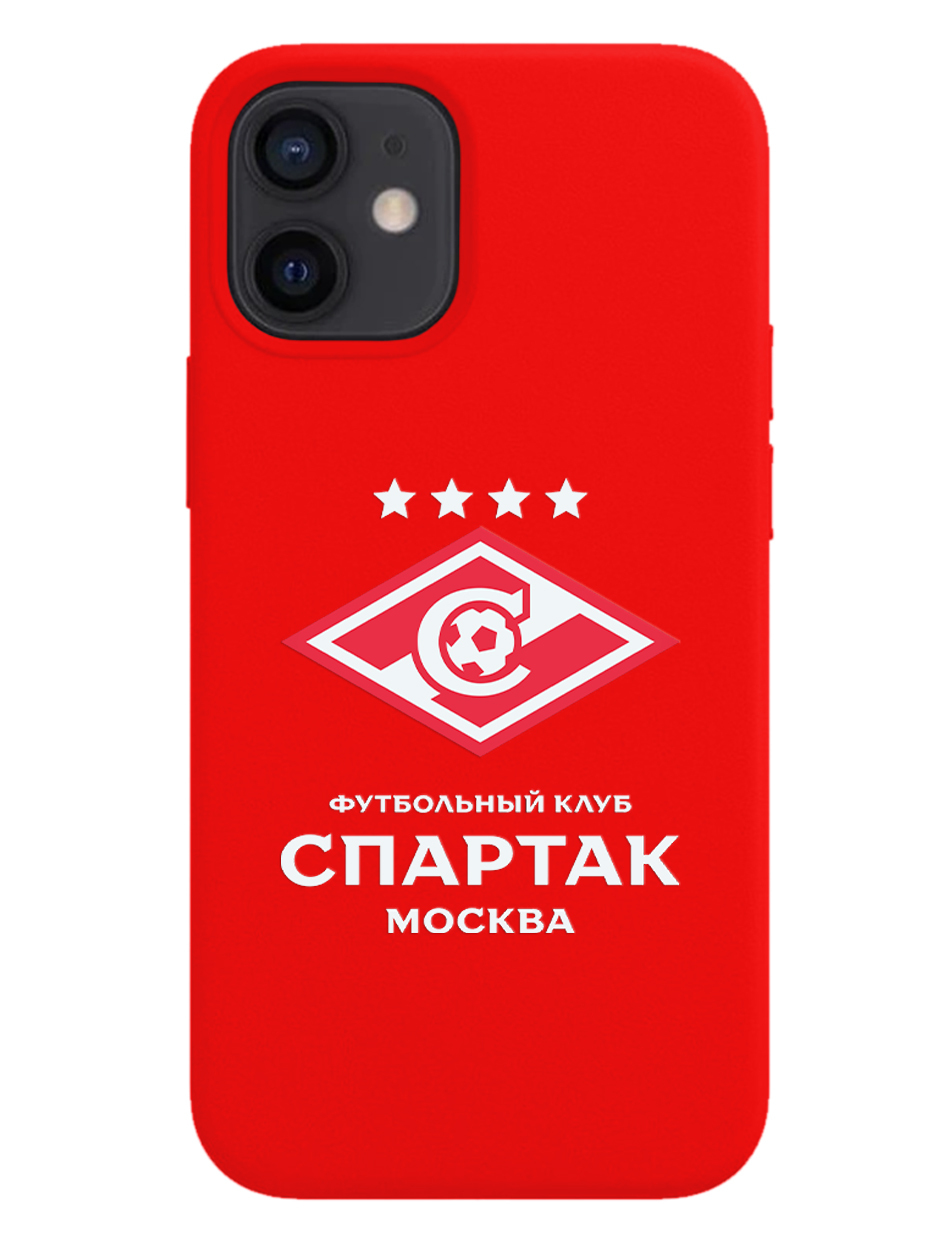 Силиконовый чехол Mcover для iPhone 12/12 Pro (Айфон 12 Про), Футбольная  команда Спартак - купить с доставкой по выгодным ценам в интернет-магазине  OZON (662660004)