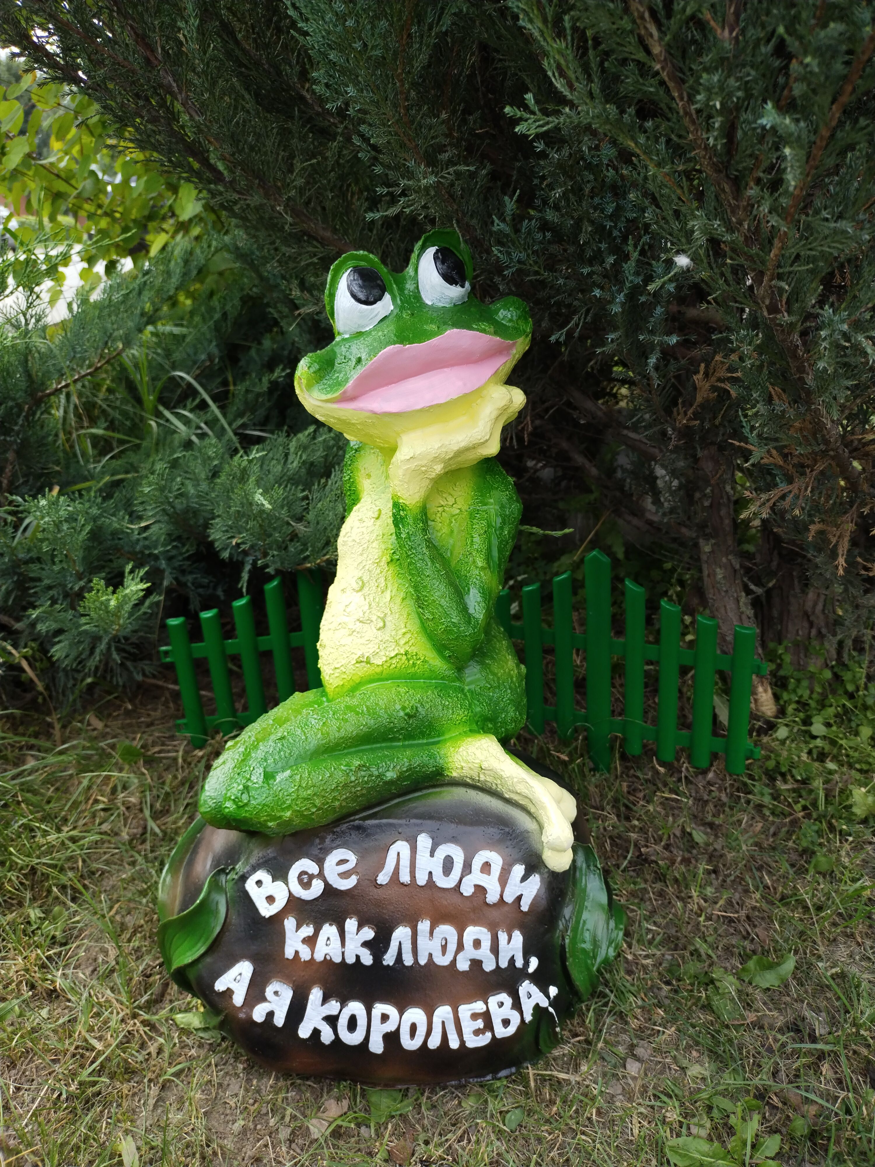 ► Купить садовая фигура жаб и лягушек, лягушки на лавочке | Decor4you, Украина