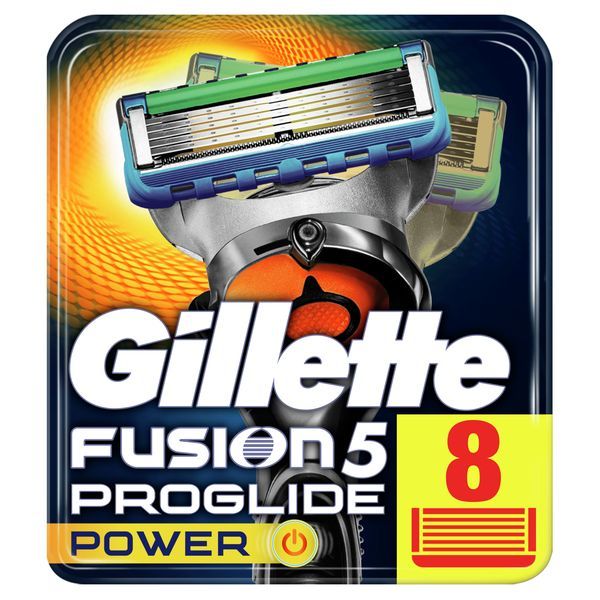 Gillette fusion proglide power сменные кассеты для бритья 8шт