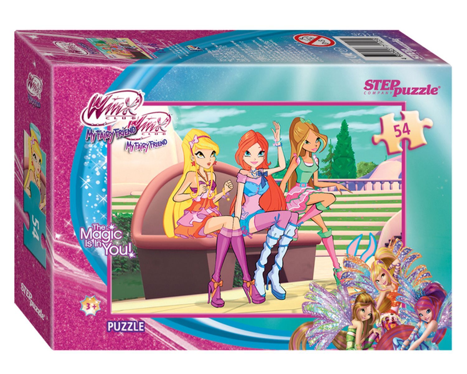 Пазл STEP puzzle 54 Winx - купить с доставкой по выгодным ценам в  интернет-магазине OZON (685195798)