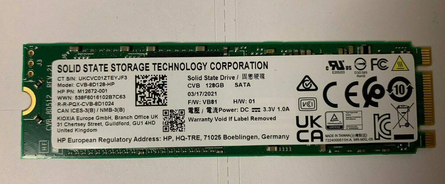 HP128ГБВнутреннийSSD-дискНакопительSSDCVB-8D128-Hp(CVB-8D128-HP)