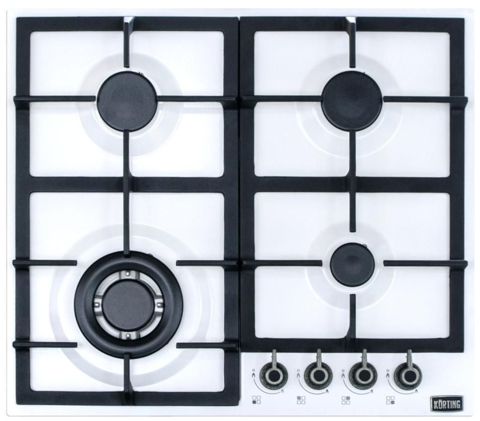 Korting Газовая варочная панель HG 665 CTSI, белый